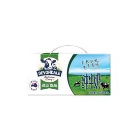 德运脱脂牛奶礼盒装  200ml*12
