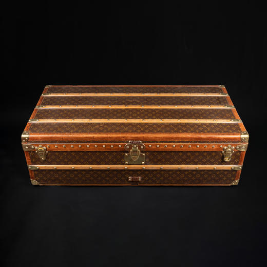 独角鹿西洋古董法国奢侈品牌Monogram经典老花款手提旅行箱行李箱 商品图0