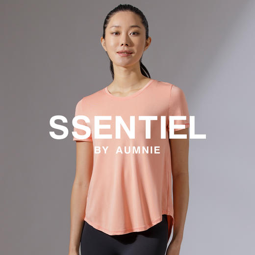 【AUMNIE】开叉绑带穿搭短袖T恤 BACK TIE EVERYDAY SS TEE 商品图1