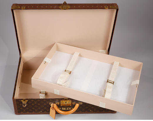 独角鹿西洋古董法国奢侈品牌经典Monogram老花定制款手提行李箱 商品图4