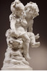 独角鹿西洋古董雕塑法国雕塑家签名丘比特与普绪克素胎瓷人物雕像 商品缩略图2