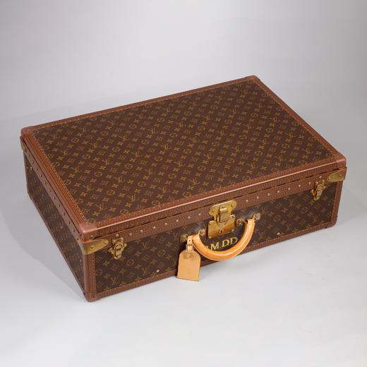 独角鹿西洋古董法国奢侈品牌经典Monogram老花定制款手提行李箱 商品图0