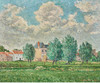 独角鹿西洋古董画家Maufra签名油画作品La Martinière小镇风光 商品缩略图1