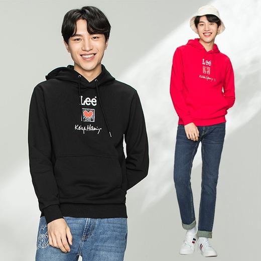 【Keith Haring联名】Lee21春季男士时尚连帽套头卫衣L43896CST80Y 商品图0