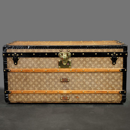 独角鹿西洋古董法国奢侈品牌Monogram经典老花帆布款旅行箱行李箱 商品图0
