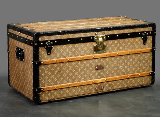 独角鹿西洋古董法国奢侈品牌Monogram经典老花帆布款旅行箱行李箱 商品图2