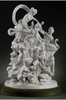 独角鹿西洋古董法国Samson瓷窑素胎瓷群雕塑维纳斯携小天使与侍女 商品缩略图2