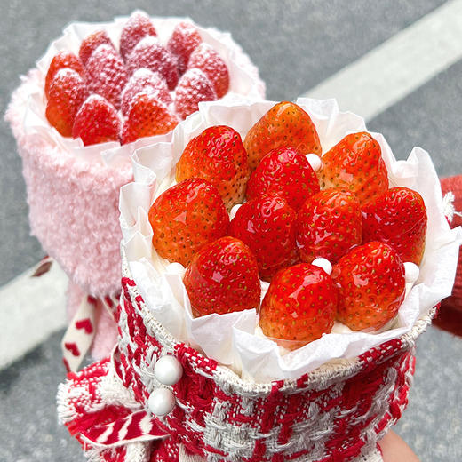 烤爱【草莓季】草莓花束生日蛋糕 女神草莓蛋糕首选（同城配送） 商品图7