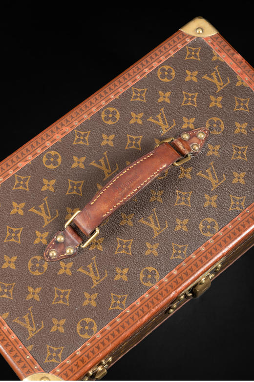 独角鹿西洋古董法国奢侈品牌出品经典Monogram老花款香水瓶收纳箱 商品图4