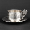 国内现货独角鹿西洋古董银器路易十六风格纯银咖啡杯茶杯早餐杯 商品缩略图0
