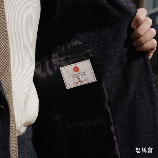 Vitale Barberis Canonico 高克重法兰绒澳洲美丽诺羊毛全麻衬套装 商品图8