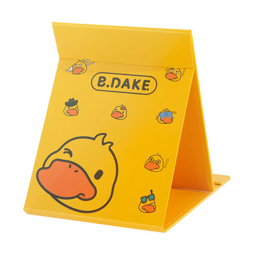 「数种款式」小萌鸭可折叠纸质镜子 居家日用大号化妆镜随身便携梳妆镜桌面台式加厚高清镜 商品图4