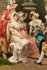 独角鹿西洋古董19世纪末意大利画家Francesco PELUSO出品油画 商品缩略图2