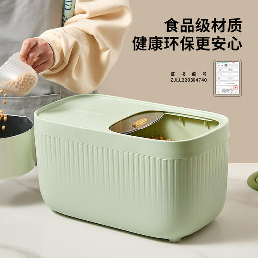 极简米桶轻奢滑盖大容量防虫米桶家用五谷杂粮储米桶 商品图3