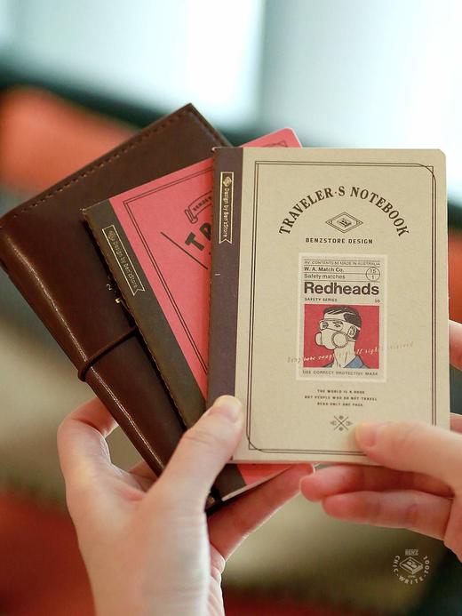 本字时多复古怀旧旅行手帐空白替芯 商品图3