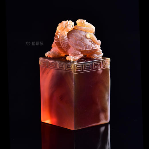 【玄武】琥珀玄武印章  HP2211056 商品图1