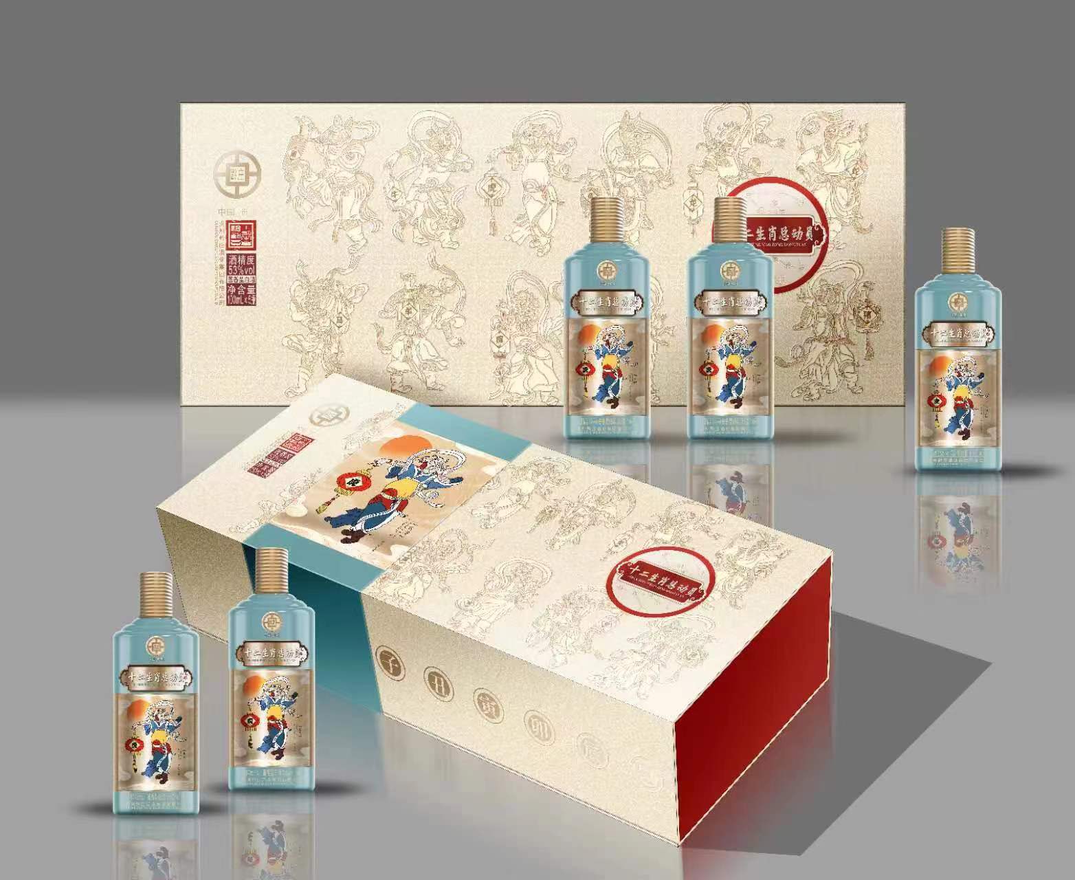 十二生肖总动员 五福临门5小瓶装100ML