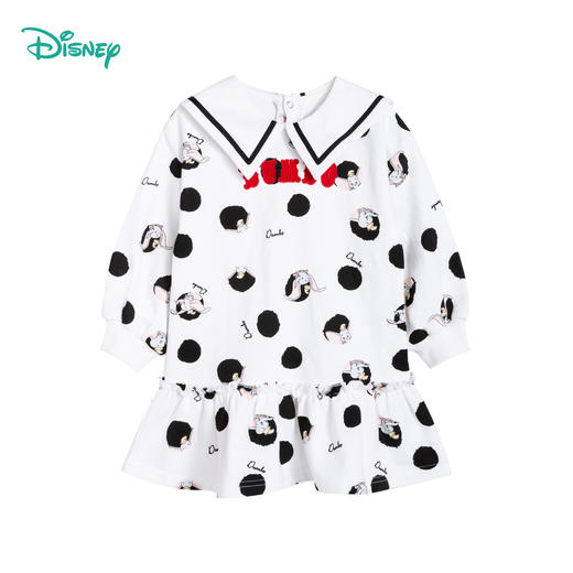 【商场同款】
迪士尼童装24秋季新品女童甜美米妮可爱长袖连衣裙女宝学院风长裙 商品图1