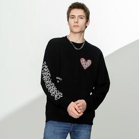 【Keith Haring联名】Lee男装套头卫衣情侣休闲圆领秋季LMT001112CST00FK11000/97W00