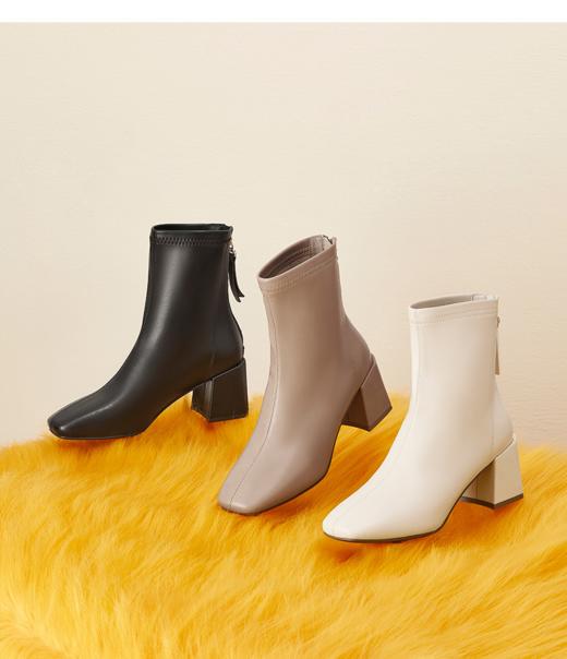 百货世界-百思图-人造革女靴 商品图2