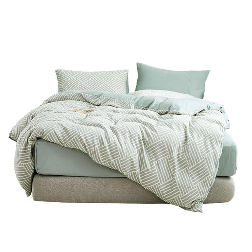 【助农】银鹏汉棉针织全棉提花四件套（配原面料抽绳包装袋） 商品图5