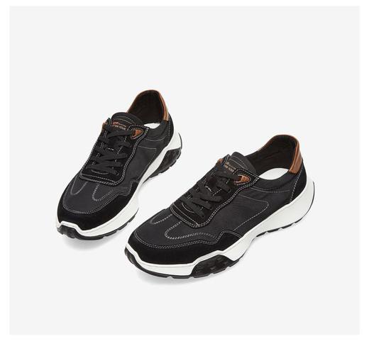 百货世界-百思图-纺织物/猪剖层革男休闲鞋 商品图0