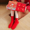 【纳福开运❗️国潮鸿运年袜礼盒装】新年蛇年限定，过年就得穿年袜❗️高颜值男女圣诞袜情侣袜套装，春节本命年大红色转运袜子，贴合不勒脚不磨脚年货七夕伴手礼父亲节礼物新年礼盒年货礼盒 商品缩略图2