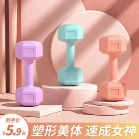 【2只装】哑铃女生健身器材家用一对初学者儿童练臂肌套装男运动小哑铃