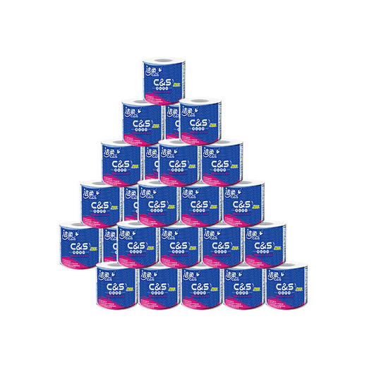 洁柔卷纸(C&S)优等品 倍柔3层280节卫生纸*27卷 整箱销售 （100%原生木浆厚实柔韧 冲水速溶不堵塞马桶） 商品图5