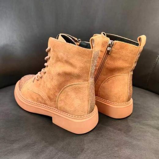 BB052奢华满钻加绒马丁靴 商品图2