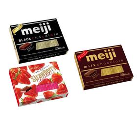 明治 黑钢琴/牛奶味/草莓味巧克力（夏季发货易化 慎拍）