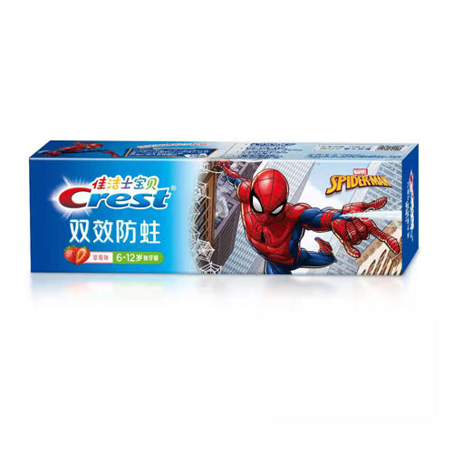 佳洁士蜘蛛侠草莓味儿童牙膏款90g(6-12岁) 商品图0