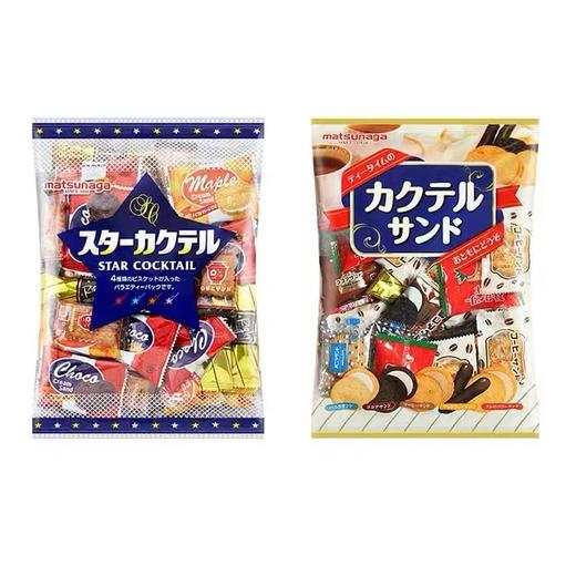 日本进口零食品松永多味什锦饼干小吃休闲夹心混合口味曲奇 商品图3