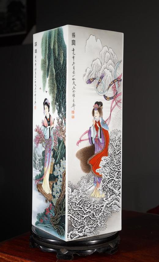 四大美女四方镶器 商品图0