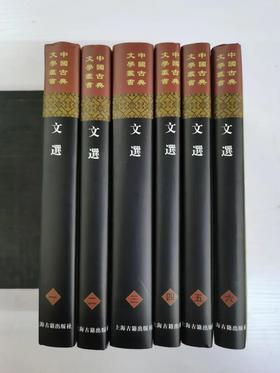 中国古典文学丛书：《文选》，全6册，梁 萧统编，唐 李善注，上海古籍出版社2019年版，精装定价480，售价228元。品相9成