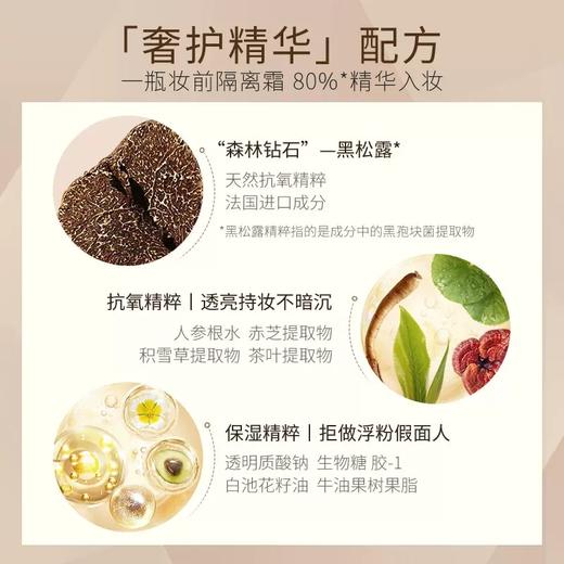 【80%精华入妆 | 送小黑皮粉扑+同款隔离四联包小样】[小滋特惠]ZEESEA滋色黑松露精华隔离霜35g 商品图1