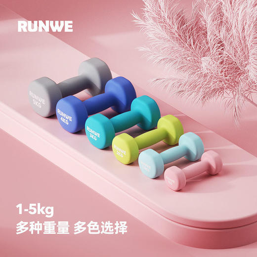 【2只装】哑铃女士健身家用器材学生组合小哑铃练臂肌 商品图6