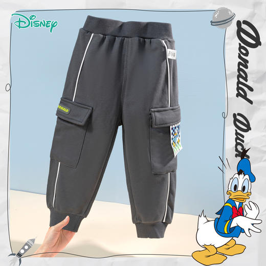 【商场同款】
迪士尼童装男童裤子潮酷街头风米奇时尚工装裤柔软耐磨秋新品 商品图0