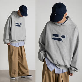 CryingCenter 两种好穿的灰 下垂连帽卫衣 哭喊中心