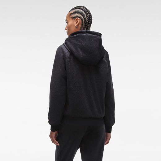 MOOSE KNUCKLES 女士驼鹿指关节徽标压花连帽外套 黑色 M32LS638G 975 商品图1