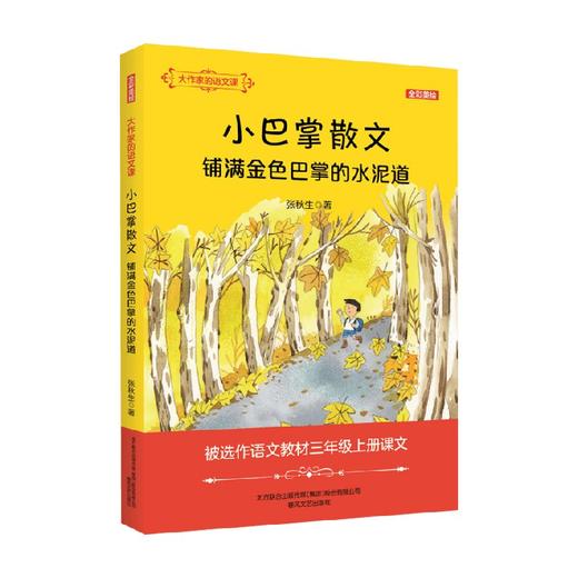 大作家的语文课 小巴掌散文 铺满金色巴掌的水泥道 全彩 美绘 7-10岁 张秋生 著 儿童文学 商品图0