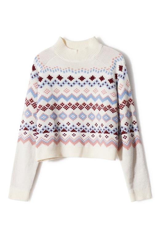 Monki 费尔岛提花半高领毛衫 8617 商品图4