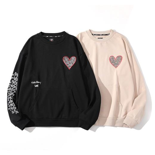 【Keith Haring联名】Lee男装套头卫衣情侣休闲圆领秋季LMT001112CST00FK11000/97W00 商品图4