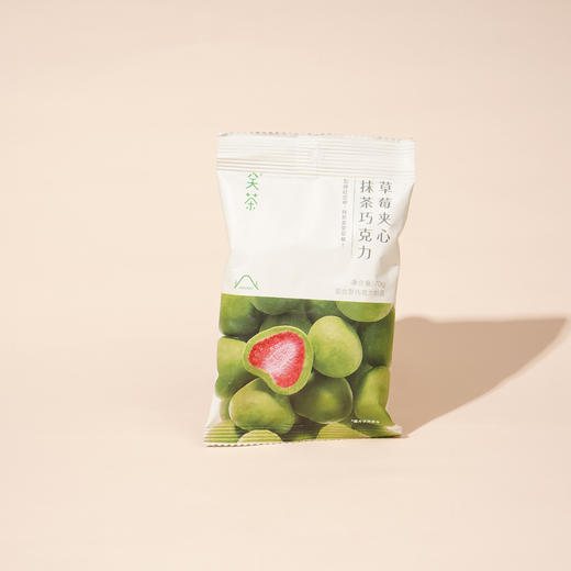 草莓夹心抹茶巧克力70g 商品图0