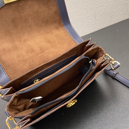 秋冬特惠💰560 高圆圆同款 MK专柜新款Hendrix 秋冬新款中号老花邮差包F0088 商品图7