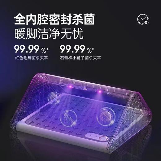 摩飞（Morphyrichards）暖脚器 家用取暖器暖脚神器 办公室暖脚宝暖腿电热垫加热脚垫桌下取暖器MR2025 MR2025白色 商品图7