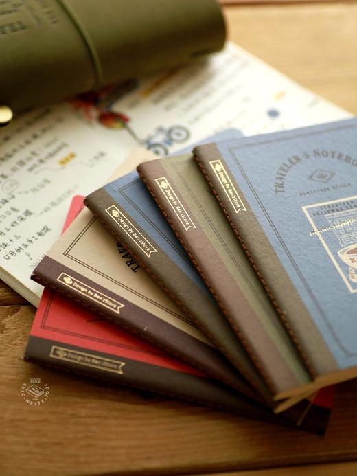 本字时多复古怀旧旅行手帐空白替芯 商品图4