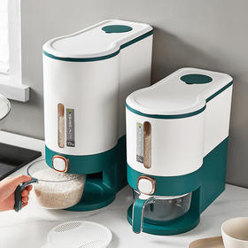 按压计量大容量储米桶防虫防潮密封家用大米收纳箱米桶