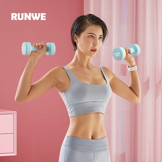 【2只装】哑铃女士健身家用器材学生组合小哑铃练臂肌 商品图5