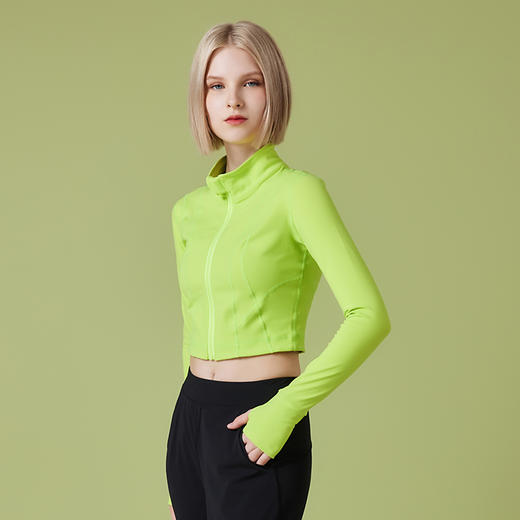 哈瓦塔短款罗纹时尚塑型外套 商品图14